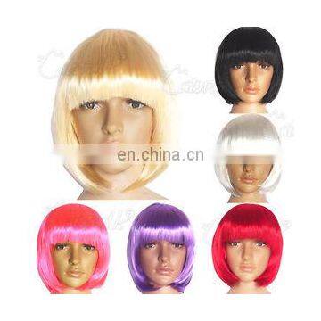 Hot sale bob felt womens cosplay synthetic wig with many colors FW2091