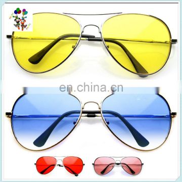 Color Lens Hangover Cop Pilot Costume Aviator Glasses HPC-0612