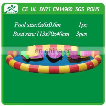 inflatable swimming pool for paddle boat