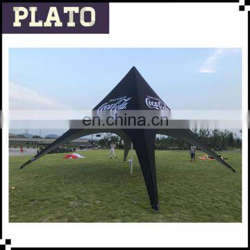 advertising black Coke promotional star tent for trade show