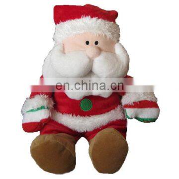 9inch Christmas plush toys fat little Santa Clause plush toys