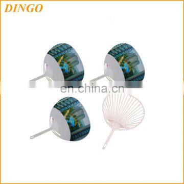 Summer Fashion Design PP Fan Portable Plastic Custom Hand Fan