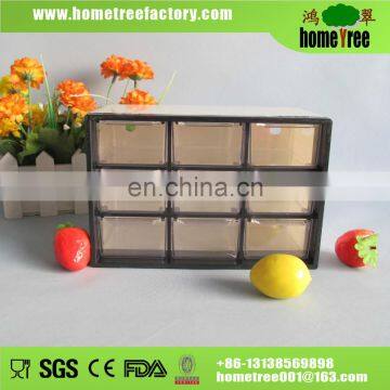 9 grids plastic storage box with divider