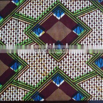 Wax printed fabric