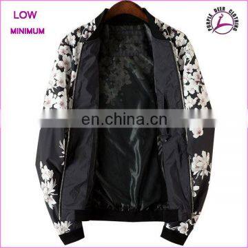 2015 Fashion Overall Sublimation Bomber Jacket Slim Fit Men Jacket photo-3