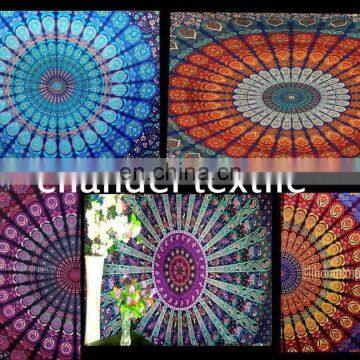 Queen Size Wall Hanging Mandala Tapestries Hippie art Tapestry Beach Throw Blanket Hippie Tapestry Wall Hanging picnic Wholesale