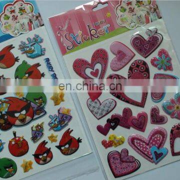Custom Shining 3D Colored Number Bubble Sticker photo-4