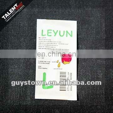 custom reusable self adhesive fabric label for garment