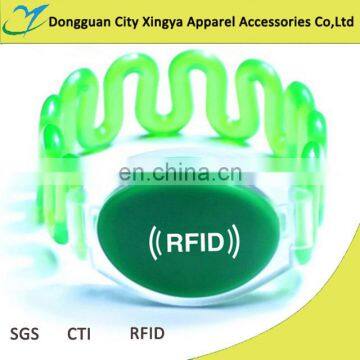 plastic lock rfid wristband with waterproof for spa