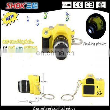 2015 wholesale high quality mini camera novelty gifts led flash light keychain