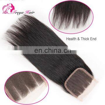 7a virgin brazilian hair top closure cheap lace front closure