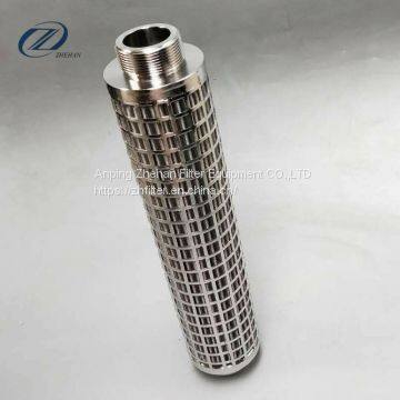 stainless steel pleated oil filter element