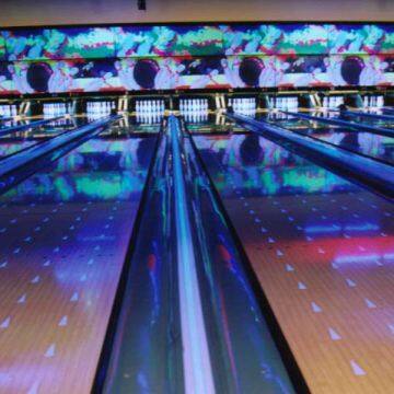 Glow Bowling Lanes Plastic