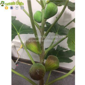 Artificial Fiddle Leaf Fig Tree Potted Bonsai Ficus Lyrata Green Plant Indoor Decoration photo-5