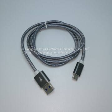 USB3.0 TYPE-C Cable Aluminum shell Quick charging 2 in one New model
