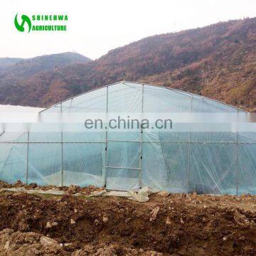Agriculture Hoop Multi-span Greenhouse Covered By Plastic Film