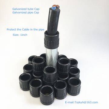 Galvanized tube Cap  Protect the Cable in the pipe