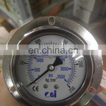 High Quality Glycerin Pressure Gauge 0~500bar photo-4