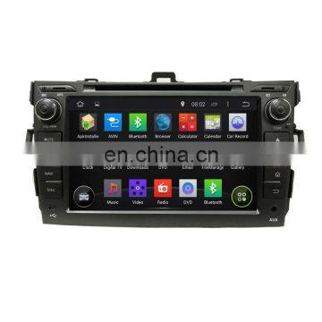 Android 7.0 system 8 Inches Car dvd Player with GPS Navigation, DVR for Corolla