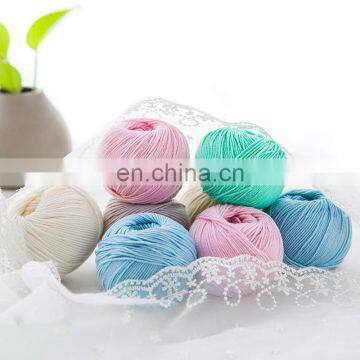 Yarncrafts Soft Pastel Breathable baby hand knitting fancy merino silk 100% Lamb wool yarn