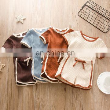 Infants Summer Clothing Sets 2020 Summer T-shirts Shorts 2pcs Toddlers Kids Loose Outfits Cute Suits