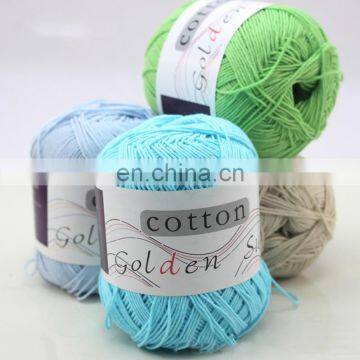 High quality wholesale 100% cotton yarn wholesale knitting yarn