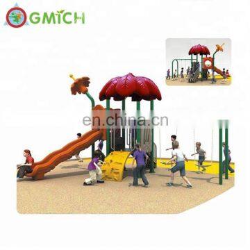 Cost-effective Children Outdoor Playground Equipment Kids Plastic Swing and Slide for Garden JMQ-G086D photo-3