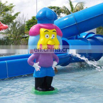 Fiberglass Mushroom Water Fountain Swim Pool Waterfall photo-3