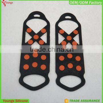 2016 Eco-friendly Anti-slip Over Shoe Studded Snow Grips Ice Grips Anti Slip Snow Shoes Crampons Cleats 11 Studs photo-2