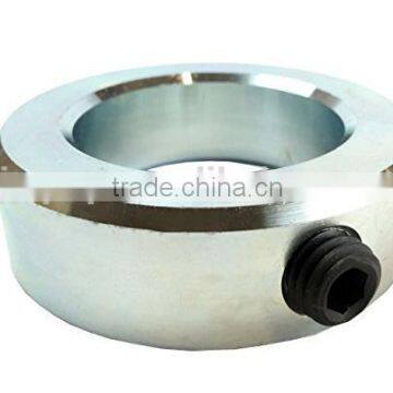 Set Screw Shaft Collar Zinc Plated Steel 1-1/4" Bore, 2" OD, 11/16" Width, Corrosion Resistant
