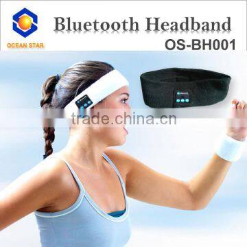 2015 china factory supply customized high quality sweatband/bluetooth headband