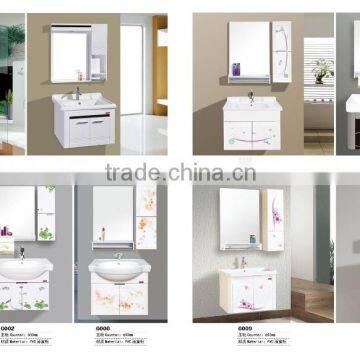 High Glossy Bathroom Cabinet With Mirror photo-5