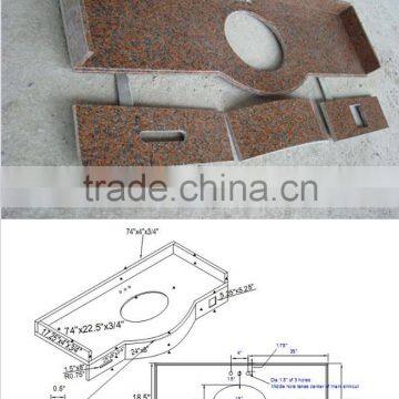 Bathroom Granite Vanity Tops for Commercial Project photo-6