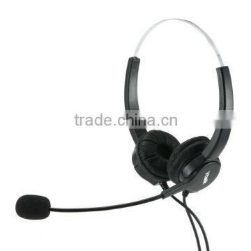 wired telephone headset with rj11 plug