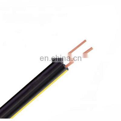 Drop Wire Telephone Cable PVC Jacket 2 Core Connecting Outdoor Cable