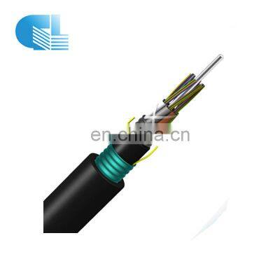 Outdoor G652D G655 SM underground 48 core Armored Direct Burial gyta53 fiber optical cable