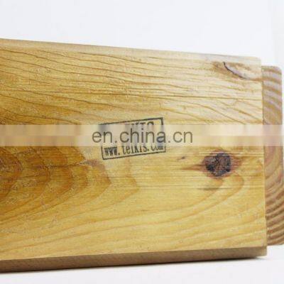 Brown 6 Package Box Custom Logo Custom Wooden Box Beer Caddy photo-4