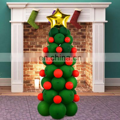 Custom Label Balloon Tree OEM Wireless Branded Simple Front Door Family Christmas Decoration