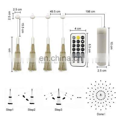 China Producing Led Christmas Decoracion al Por Mayor Recargables Luces de Navidad Con Control photo-5