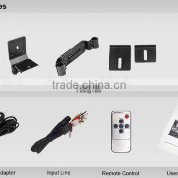 9 Inch DIY Lexus Car Headrest Monitor HD 800x480 Digital Screen, AV-in ,IR Transmitter for Headphone, Easy Install ! photo-6