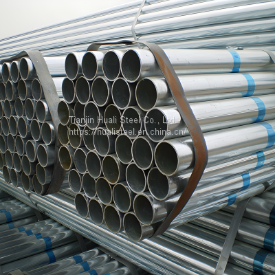 galvanized steel pipe Hot dipped galvanized round steel pipe