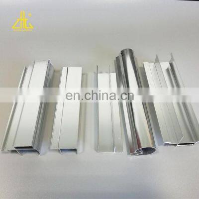 Aluminium  mount shower curtain track profiles , Aluminium Round curtain rail track for shower enclosure