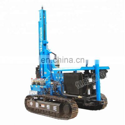 Small hydraulic static pile driver machine