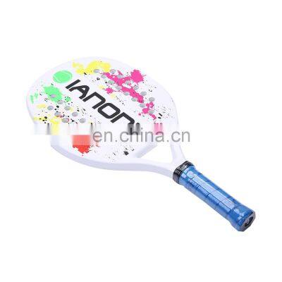 fashion customize carbon fiber beach racket set