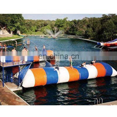 Jumping Pillow Inflatable Launch Bag Water Ballon Catapult Blob Toy