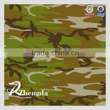 Woven Polyester Oxford Camo Waterproof Fabric