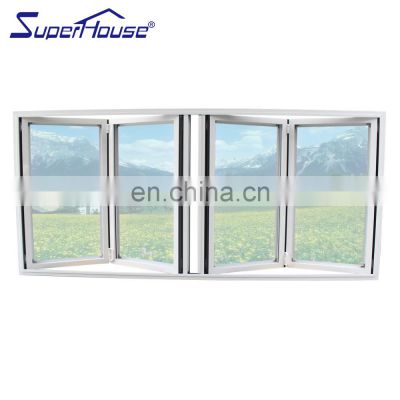 Customized designthermal break profile aluminium bifolding windows house window for sale aluminium bifold window for apartment