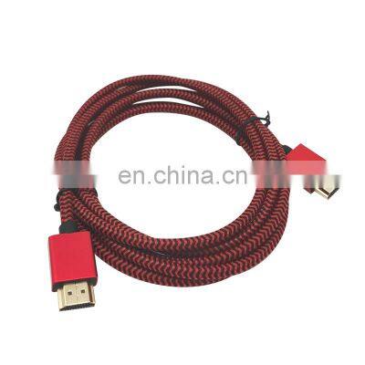 Slim Design Braided Jacket 2m High Speed HDMI 2.0 Cable HDMI Cable 4K 60Hz photo-3
