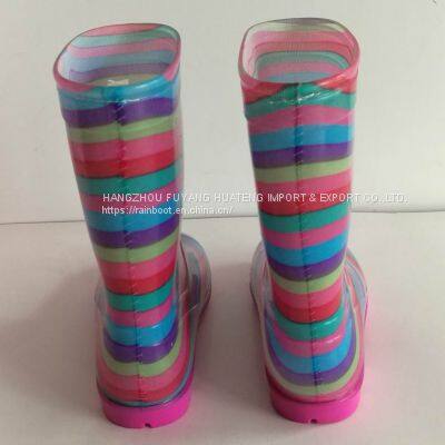 Cartoon Kid's Rain Boots,Colourful Child Boots,Children Transparent Rain Boot,Comfortable Kid Rain Boots,Cheap Children Boots photo-3