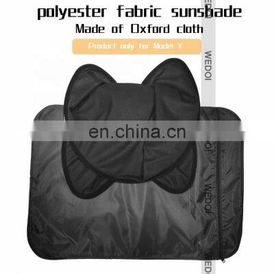 2022 New Car Sunshade for Model Y Top Glass Roof Sunshade of Tesla Accessories Customized Sunroof Blind Model Y 4pcs Set photo-5